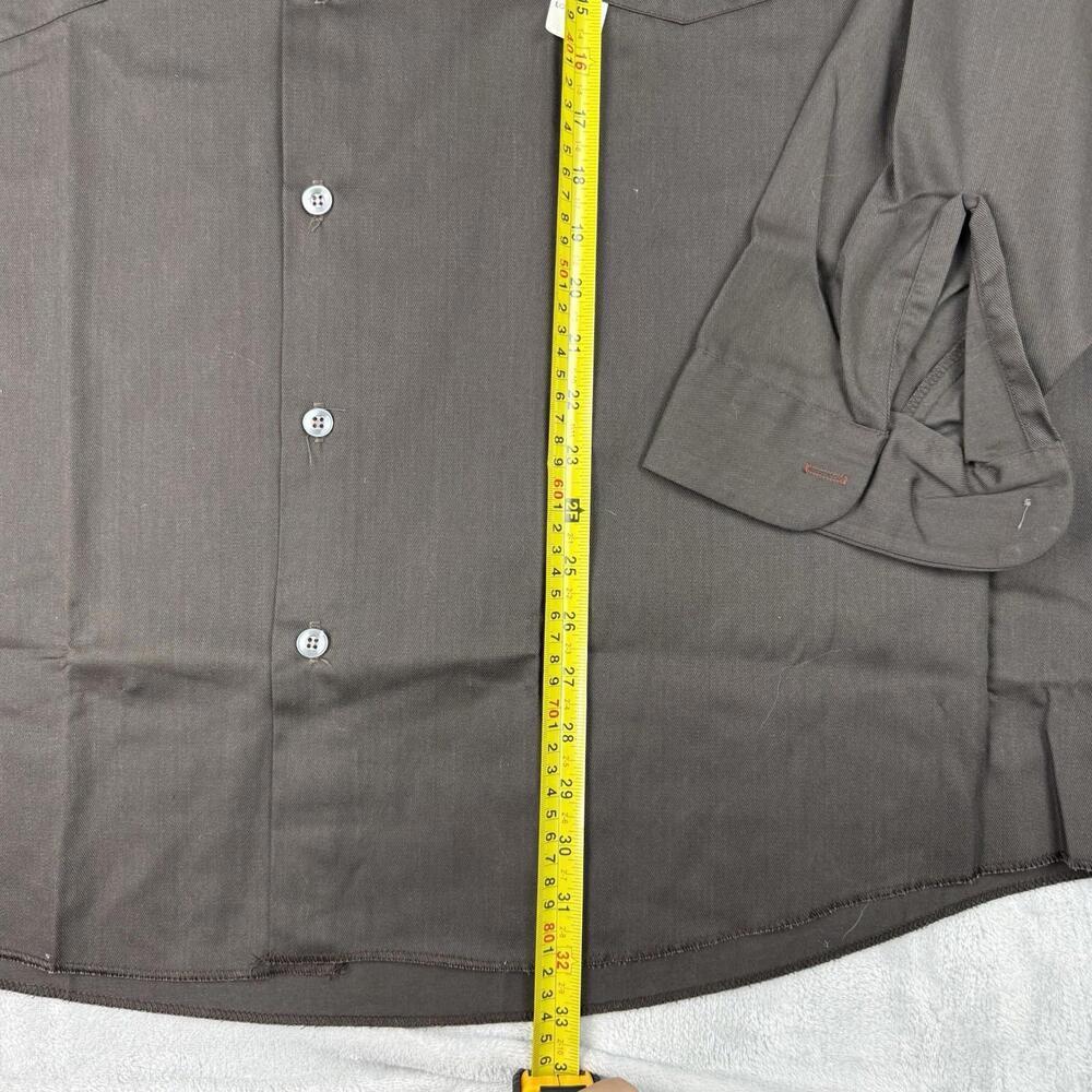Vintage Big B Brotherhood Button Up Shirt Men Size 3XL Made In Canada Dead Stock - Picture 7 of 9